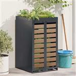 vidaXL Afvalcontaineropslag met plantenbakdak voor 240L container