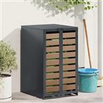 vidaXL Afvalcontaineropslag met gasliftdeksel voor 240L container