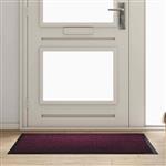 vidaXL Deurmat Bordeauxrood 80 x 120 cm Teddy Stof