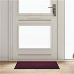 vidaXL Deurmat Bordeauxrood 60 x 80 cm Teddy Stof