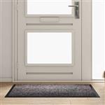 vidaXL Deurmat Lichtgrijs 80 x 120 cm Teddy Stof