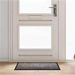 vidaXL Deurmat Lichtgrijs 60 x 80 cm Teddy Stof