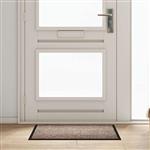 vidaXL Deurmat Beige 60 x 80 cm Teddy Stof