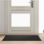 vidaXL Deurmat Antraciet 80 x 120 cm Teddy Stof