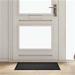 vidaXL Deurmat Antraciet 60 x 80 cm Teddy Stof