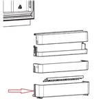 Dometic flessenrek onder RMS8500