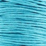 Waxkoord 1.5 mm Donker Aquamarine Blauw 1,2 mtr.