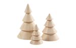 Houten kerstbomen