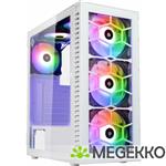 Kolink OBSERVATORY HF GLASS WHITE ARGB Midi Tower