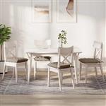 vidaXL Zitkussens 4 stuks Taupe 40 x 40 x 6 cm Microfibre