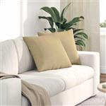 vidaXL Sofa Kussens 2 stuks Grijs groen 50 x 50 cm Cordstof