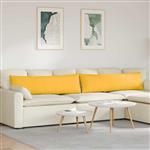 vidaXL Sofa Kussens 2 stuks Lichtgeel 145 x 40 cm Cordstof