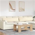 vidaXL Sofa Kussens 2 stuks Crème 145 x 40 cm Cordstof