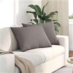 vidaXL Sofa Kussens 2 pcs Taupe 70 x 50 cm Stof