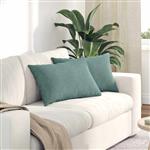vidaXL Sofa Kussens 2 stuks Zeegroen 60 x 40 cm Cordstof
