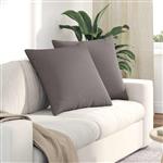 vidaXL Sofa Kussens 2 pcs Taupe 60 x 60 cm Stof