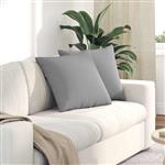 vidaXL Sofa Kussens 2 pcs Wolkengrijs 50 x 50 cm Stof
