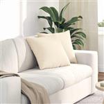 vidaXL Sofa Kussens 2 stuks Crème 45 x 45 cm Cordstof