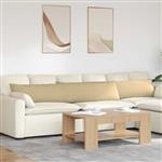 vidaXL Sofa Kussens 2 stuks Grijs groen 200 x 40 cm Cordstof