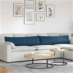 vidaXL Sofa Kussens 2 stuks Blauw 145 x 40 cm Stof