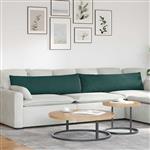 vidaXL Sofa Kussens 2 stuks Donkergroen 145 x 40 cm Stof