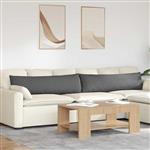 vidaXL Sofa Kussens 2 stuks Donkergrijs 145 x 40 cm Stof