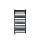 Electrische Wifi Radiator Sanicare HVP Carini Moda 120x60 cm Mat Zwart Met Thermostaat Zilver Linkso