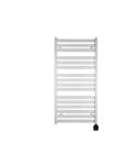 Electrische Wifi Radiator Sanicare HVP Carini Moda 120x60 cm Mat Wit Met Thermostaat Zwart Rechtsond