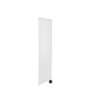 Electrische Wifi Radiator Sanicare HPW Carini Denso 180x40 cm Mat Wit Met Thermostaat Zwart Rechtson