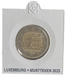 Luxemburg 2 Euro 2023 '175 Jr. Grondwet en Parlement' + Muntteken