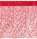 Rood Honeycomb Lint Glitter 5m