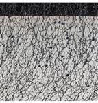 Zwarte Honeycomb Lint Glitter 5m