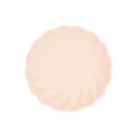 Oranje Cantaloupe Borden Rond Swirl Pastel 18,8cm 6st