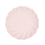 Lichtroze Borden Rond Swirl Pastel 22,9cm 6st
