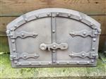 Deur pizza oven, gietijzer onbehandeld