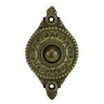 Sierlijke Deurbel - Antiek Messing - Drukbel