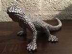 Linguaan-gekko electro silver painted, mooi!!