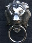 Forse aluminium impressie volle leeuwenkop, deurklopper, handoekhouder,..... fantastische decoratie