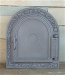 1 ovendeur voor de kachel of oven, gietijzer.