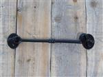 Cabine haak - deurhaak - smeedijzer - zwart-19.5 cm