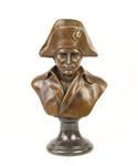 Een bronzen/sculptuur van Napoleon, buste