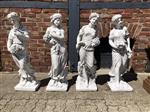 Vier Jaargetijden - Tuinbeelden - Steen - Set van 4 Stuks