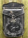 Brievenbus zink vintage, prachtig ontwerp!!