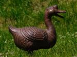 Beeld Eend - Gietijzer - Bruin