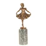 Een bronzen beeld/sculptuur ''Lieselotte''
