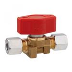 Gaskraan 2x8mm Afsluitbaar