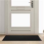 vidaXL Deurmat Zwart 60 x 40 x 1.2 cm Teddy Stof