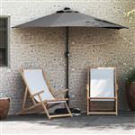 vidaXL Tuinparasol Antraciet 294 x 150 x 223 cm Stof