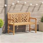 vidaXL Tuinbank Bruin 114 x 60 x 90 cm Massief teakhout