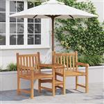 vidaXL Tuinstoelen Bruin 152 x 63 x 89 cm Massief teakhout